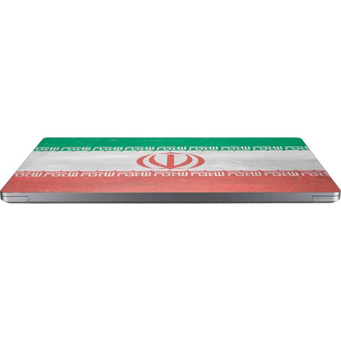 Iran Flag Distressed Laptop Skins